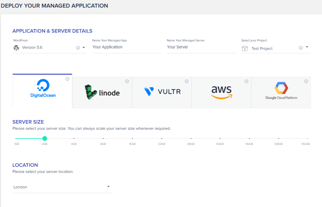 deploying a WordPress website on Cloudways