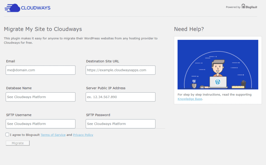 How to migrate existing WordPress website to Cloudways