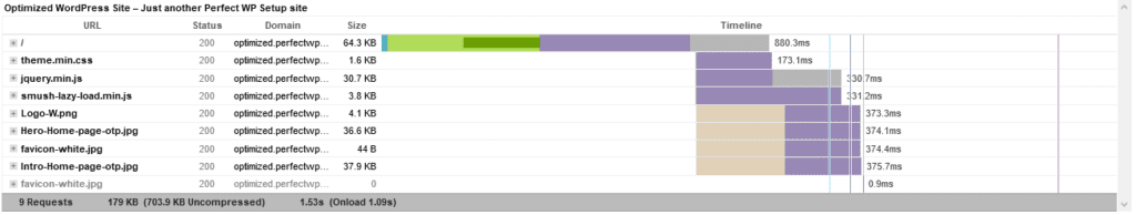 waterfall model of optimized website